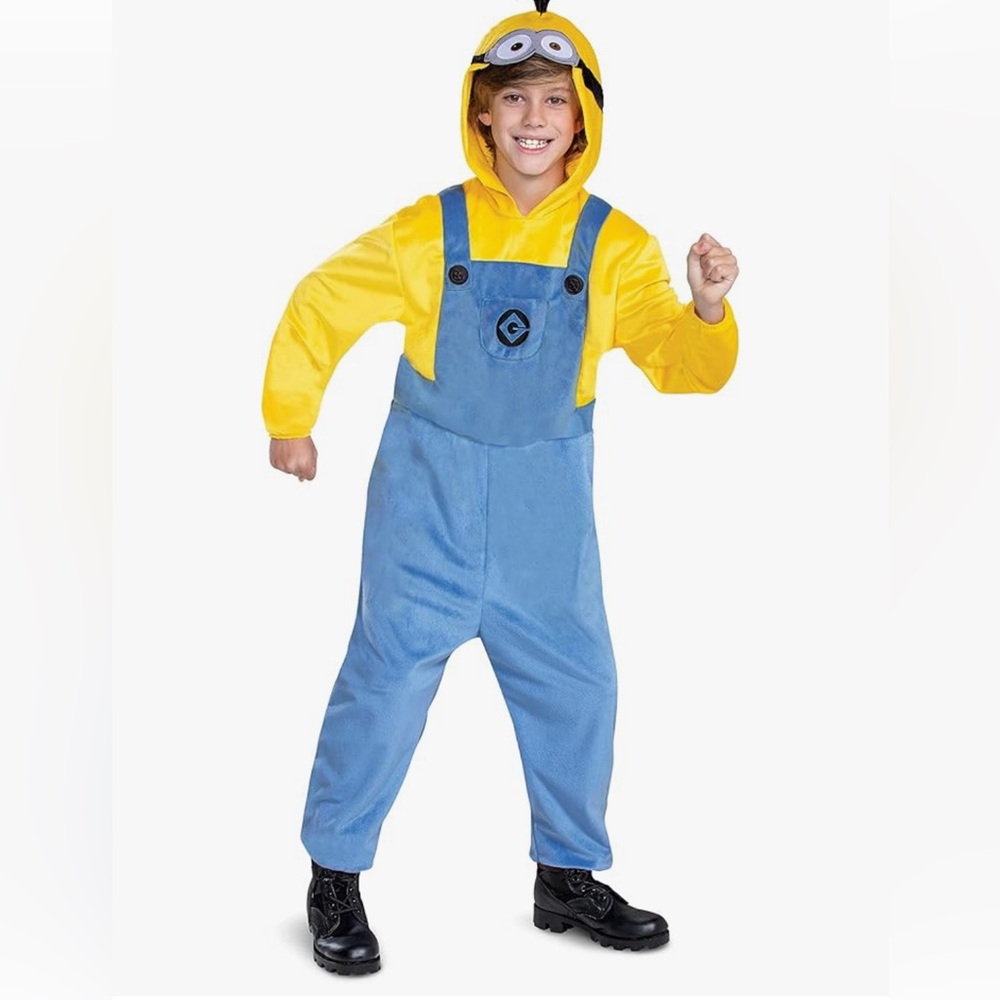Yellow and Blue Minion Costume size M for kid 7-8 - Picture 1 of 4